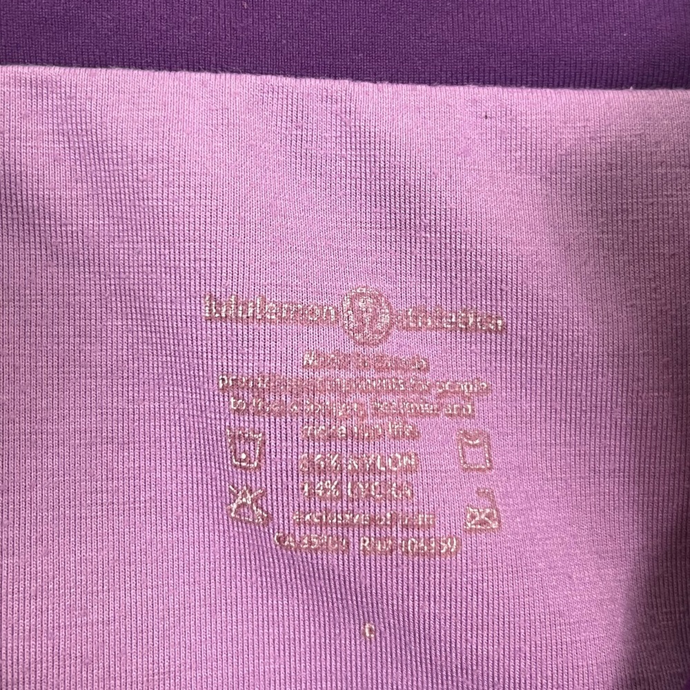 Lululemon Whisper Tank Purple Sz 6 - Picture 6 of 8